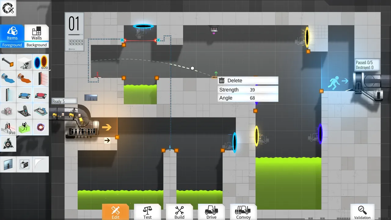 Bridge Constructor Portal screenshot