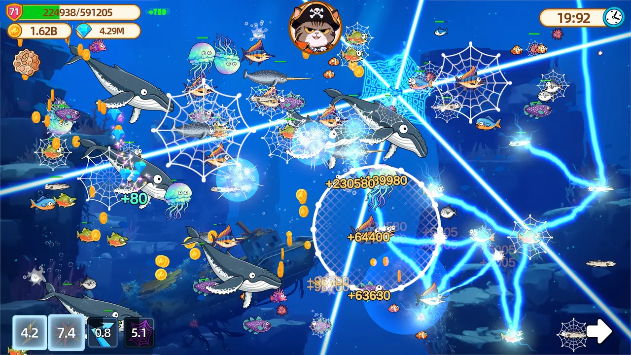 Captain Whiskers: Incremental Seas screenshot