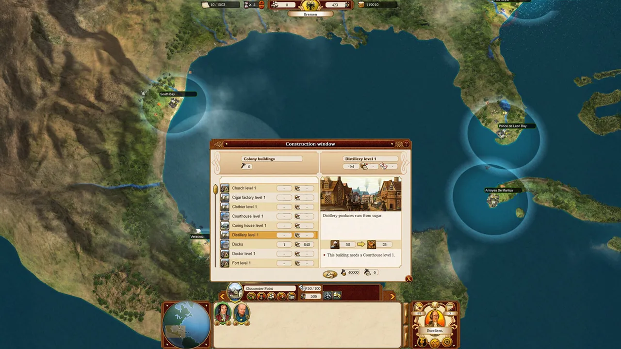 Commander: Conquest of the Americas screenshot