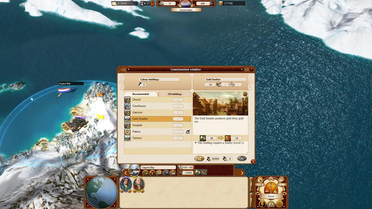 Commander: Conquest of the Americas screenshot