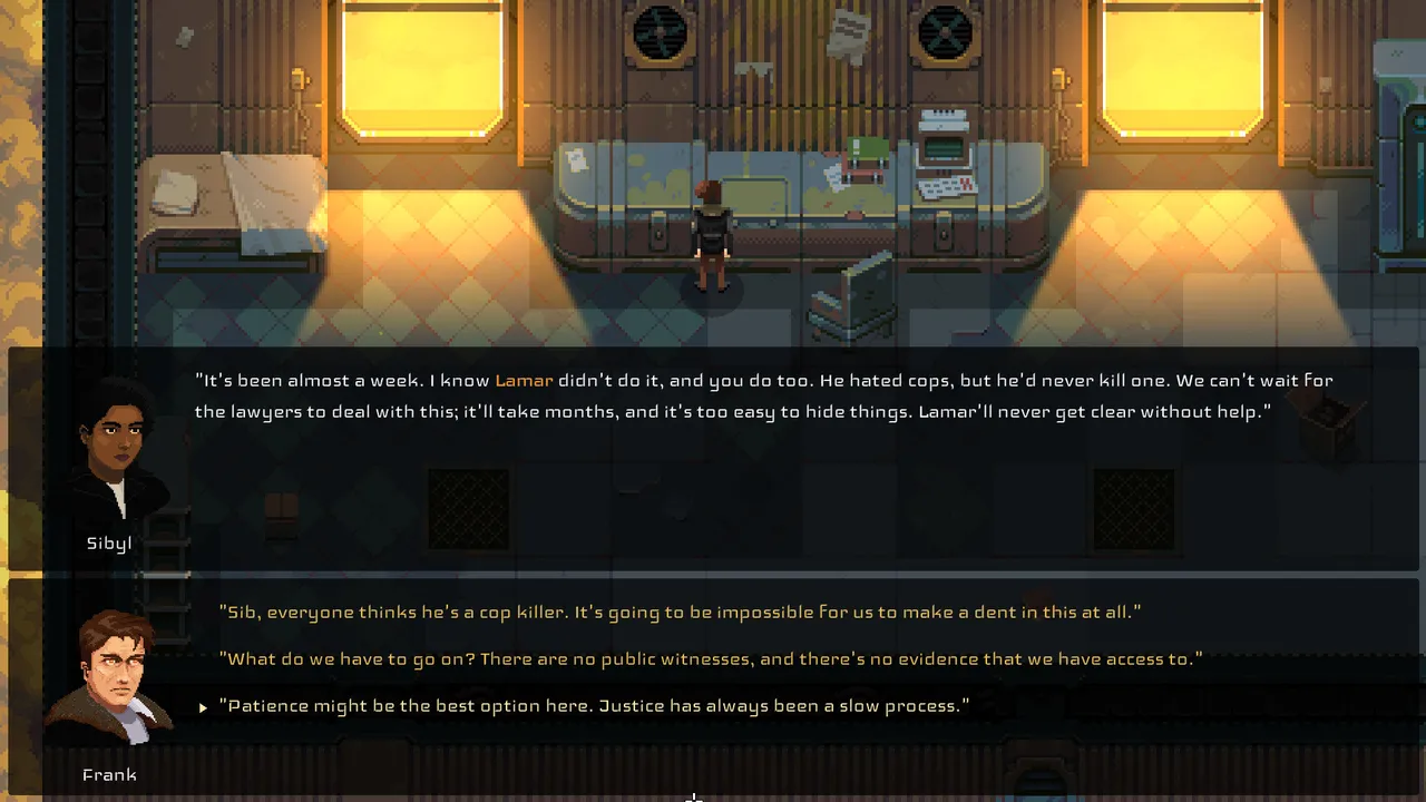 Disjunction screenshot