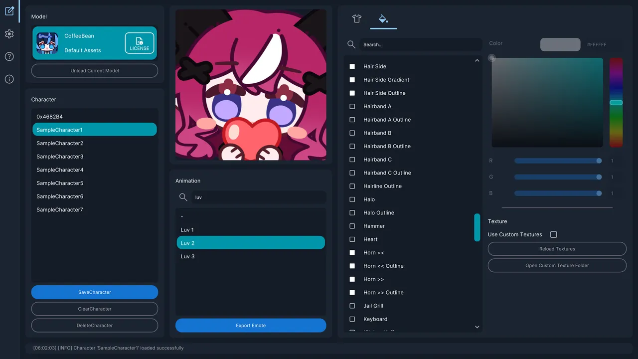 EmoteLab screenshot