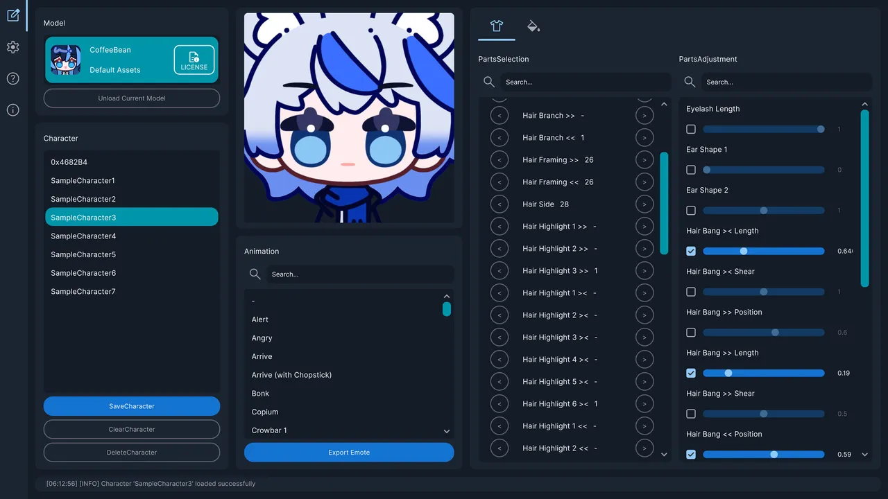 EmoteLab screenshot