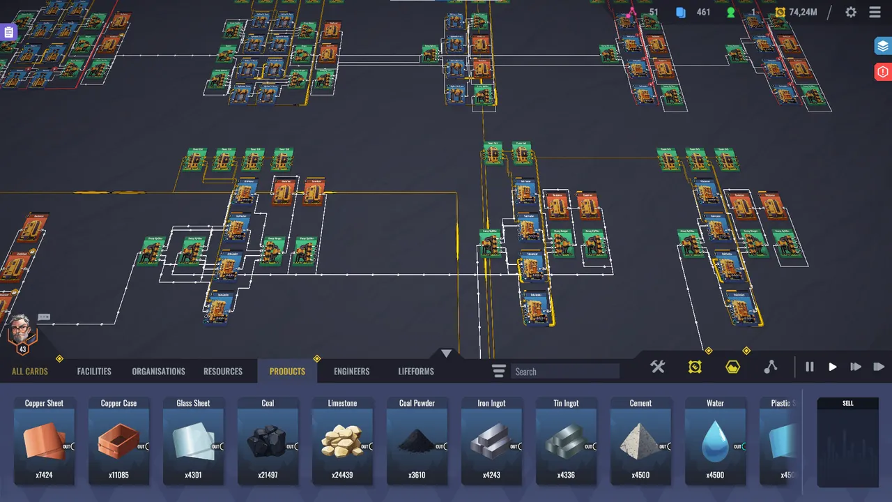 Factory Planner screenshot