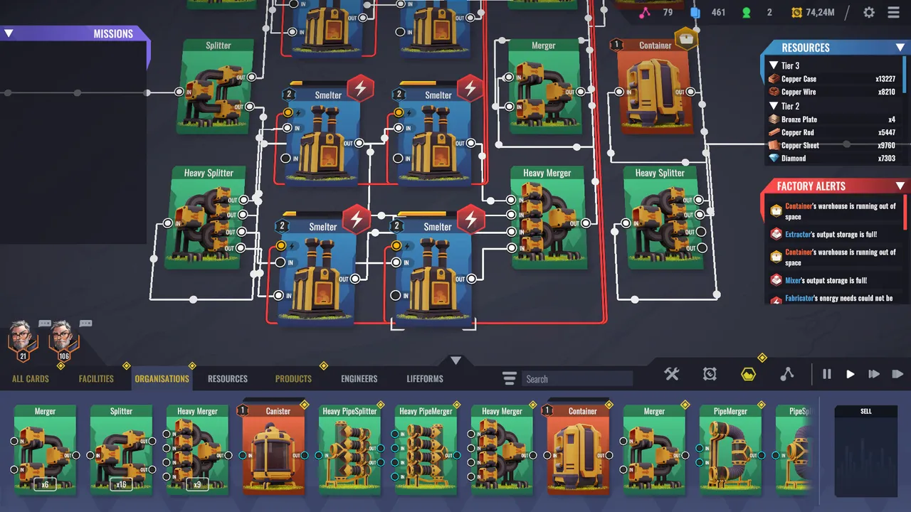 Factory Planner screenshot