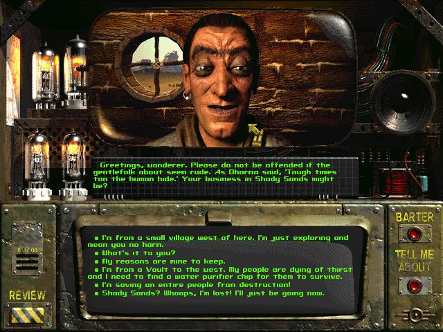 Fallout: A Post Nuclear Role Playing Game screenshot