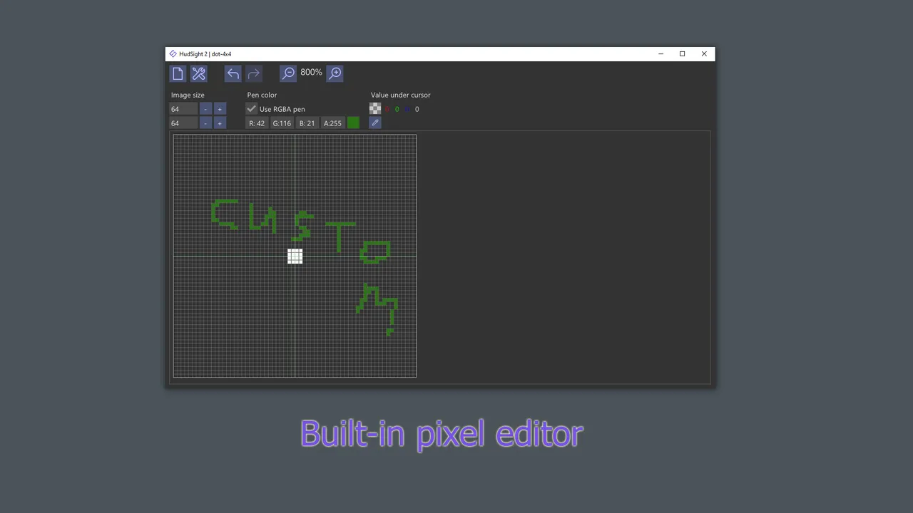 HudSight - crosshair overlay screenshot