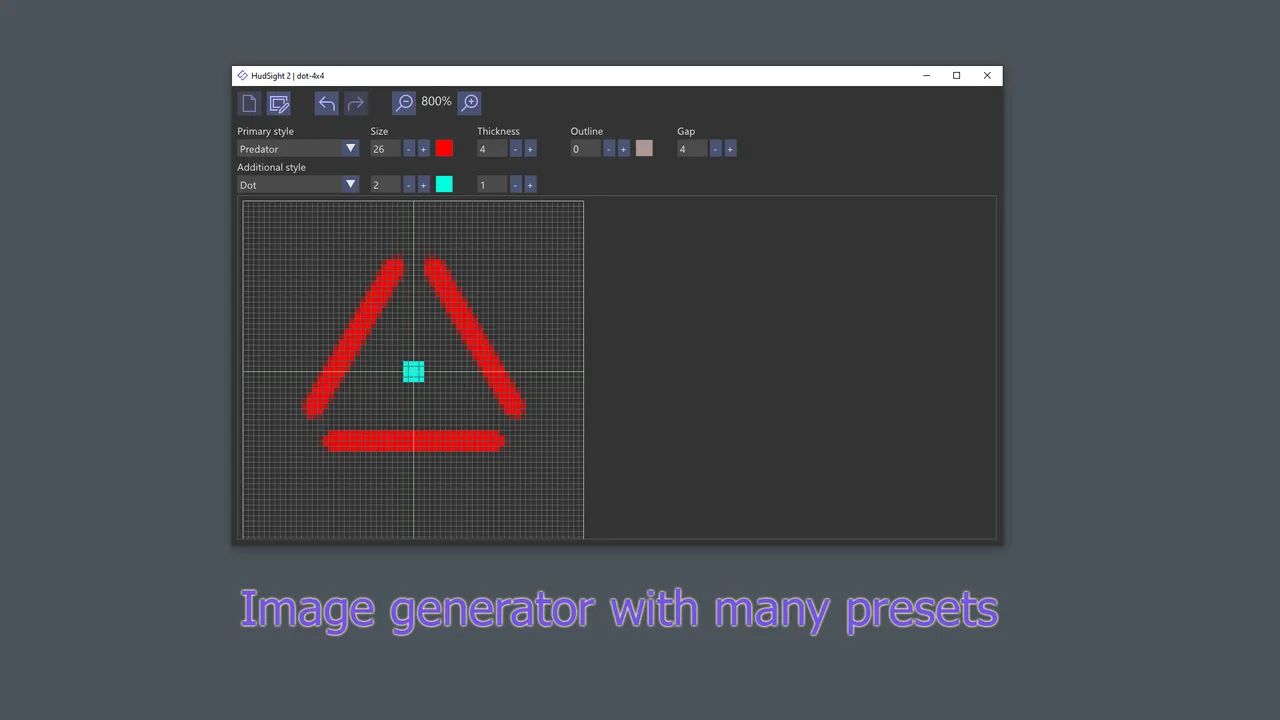 HudSight - crosshair overlay screenshot