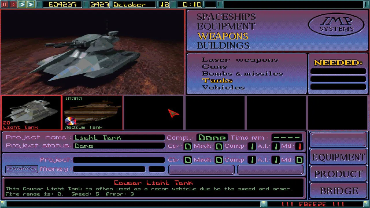 Imperium Galactica screenshot