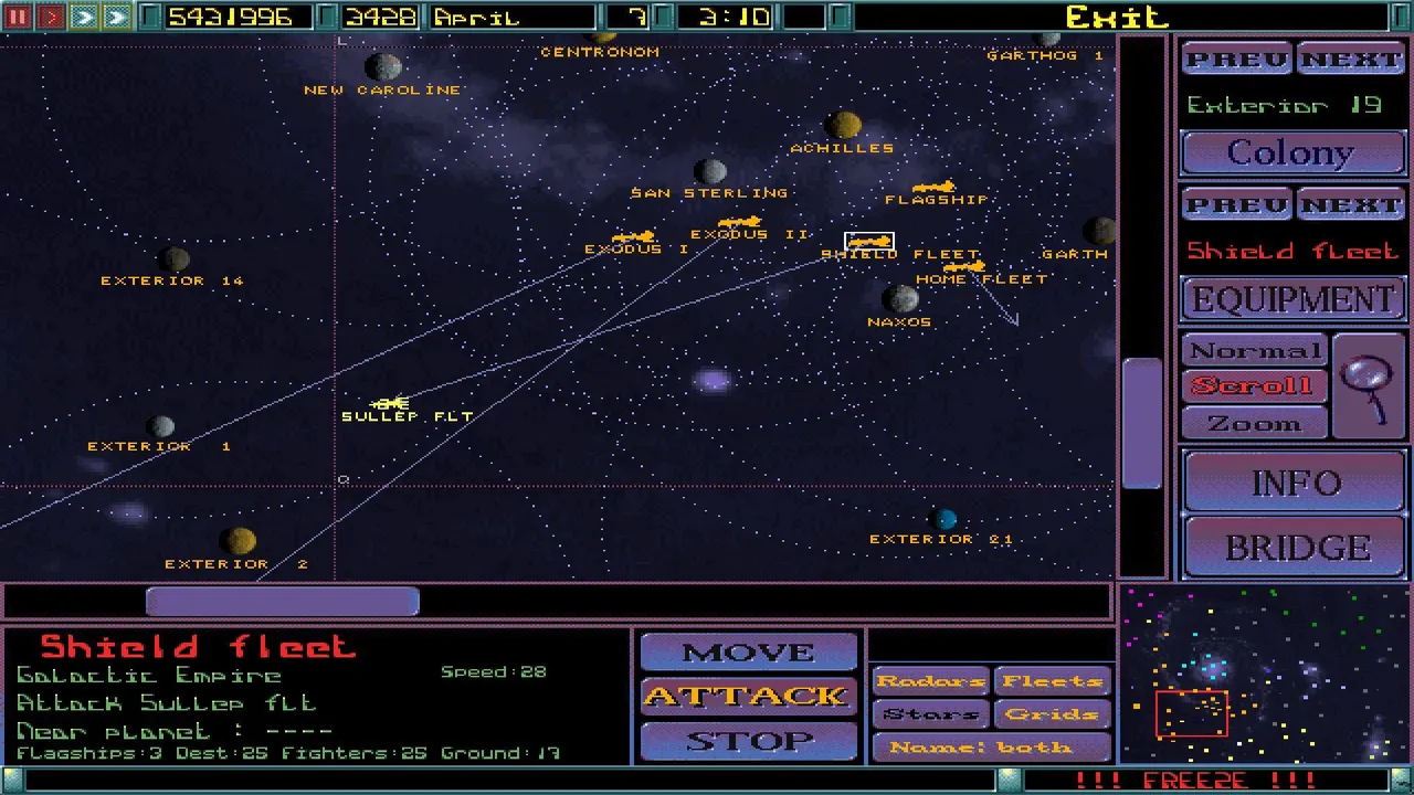 Imperium Galactica screenshot