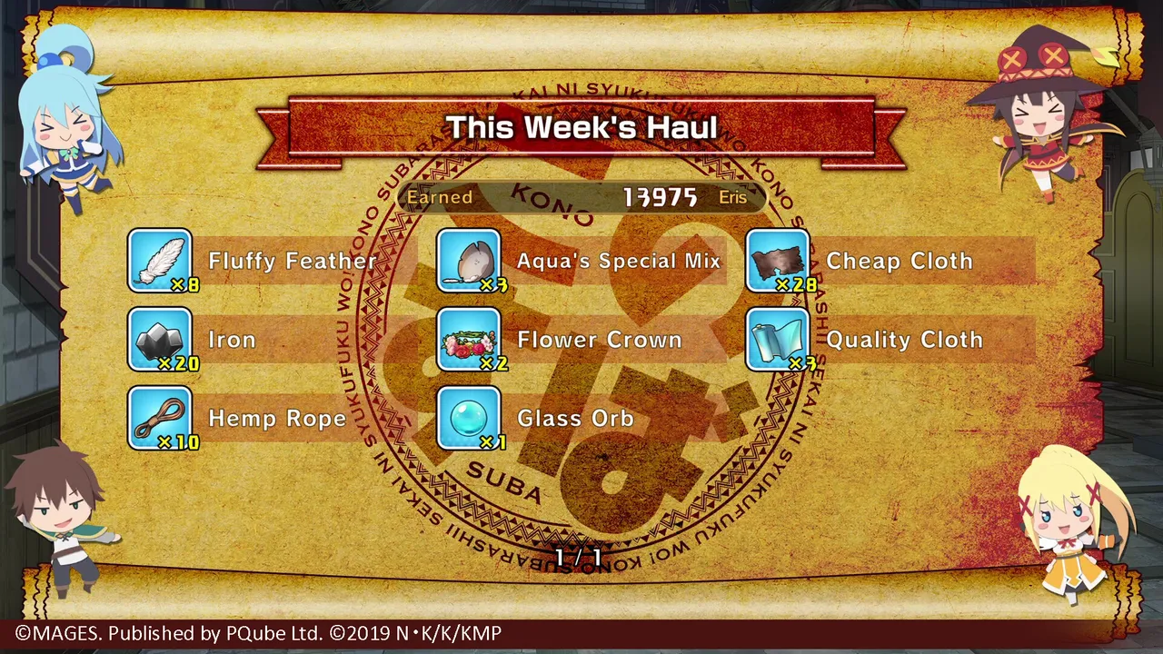 KONOSUBA - God's Blessing on this Wonderful World! Love For These Clothes Of Desire! screenshot