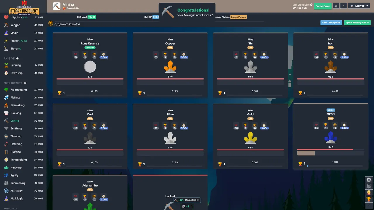 Melvor Idle screenshot