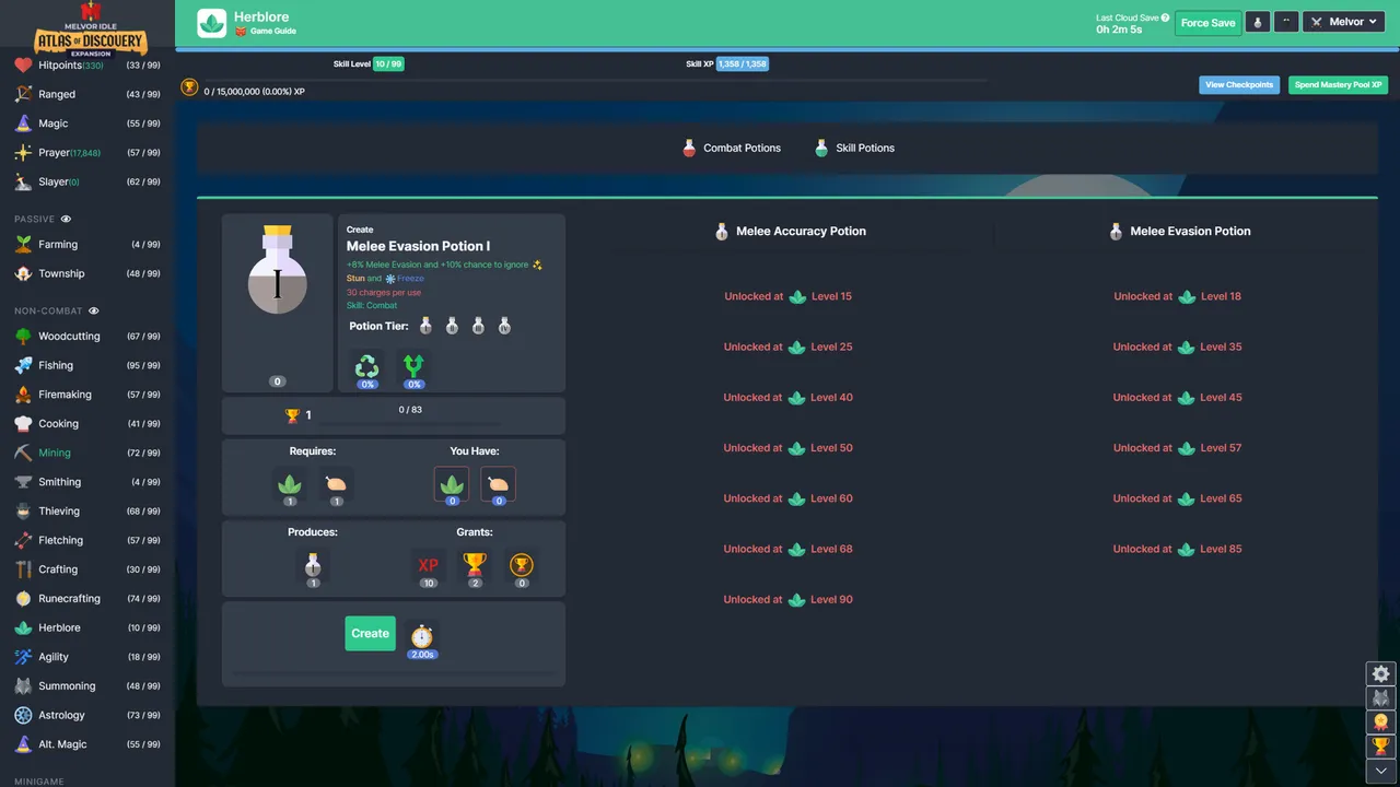 Melvor Idle screenshot