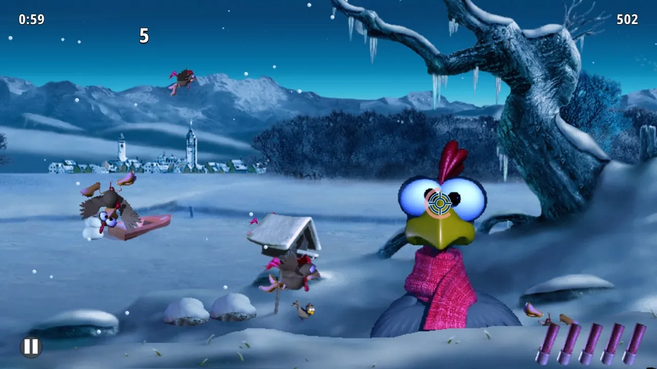 Moorhuhn Winter Edition screenshot