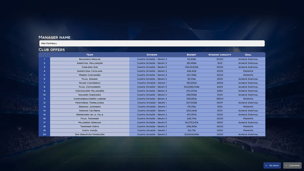 Pro Football screenshot