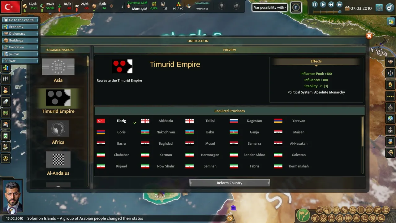 Realpolitiks 3: Earth and Beyond screenshot