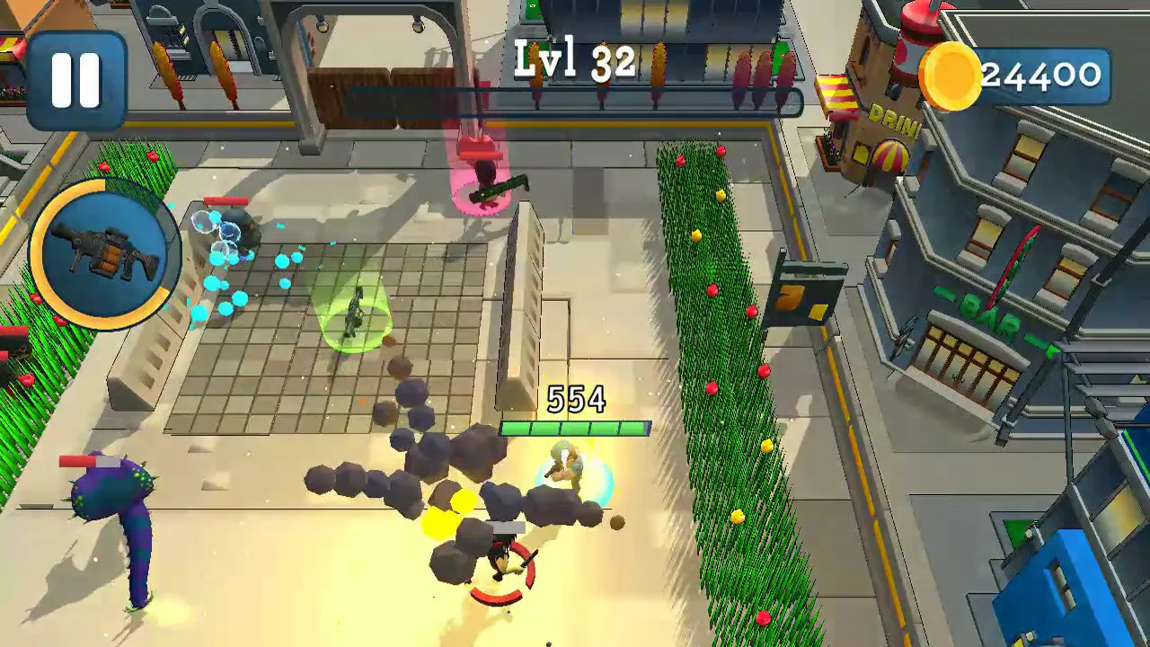 Rogue City: Casual Top Down Shooter screenshot