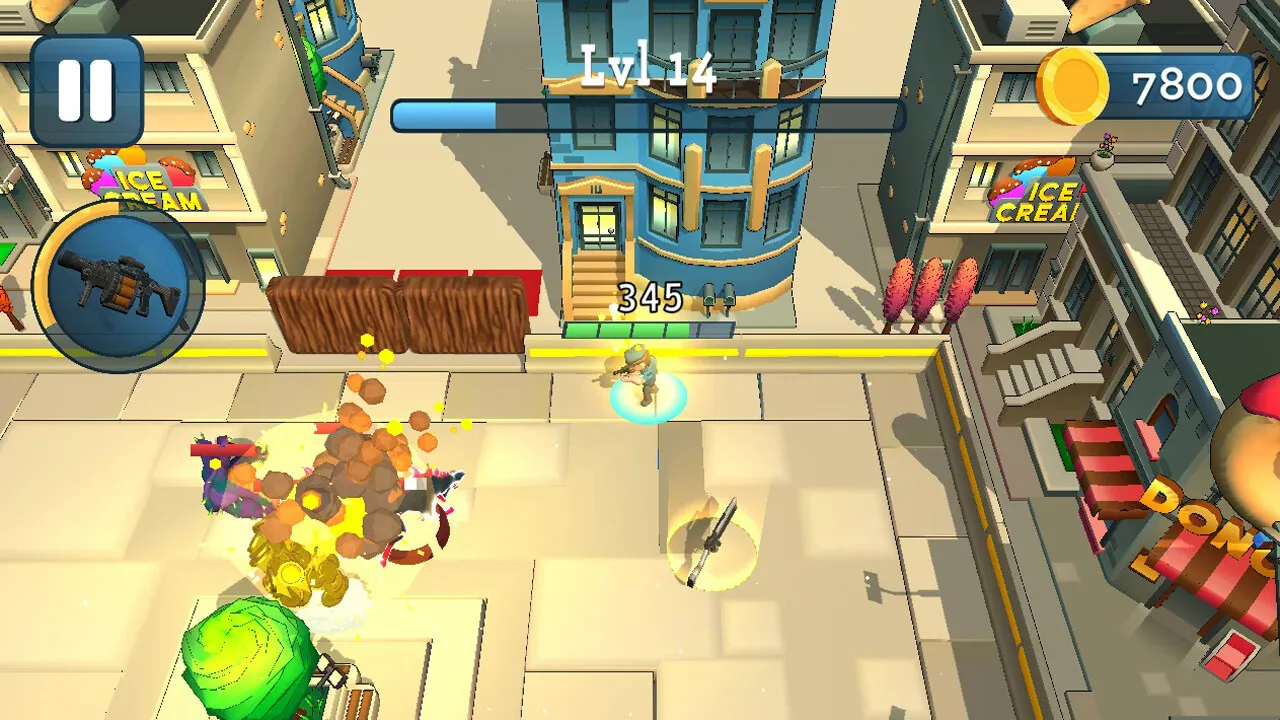 Rogue City: Casual Top Down Shooter screenshot