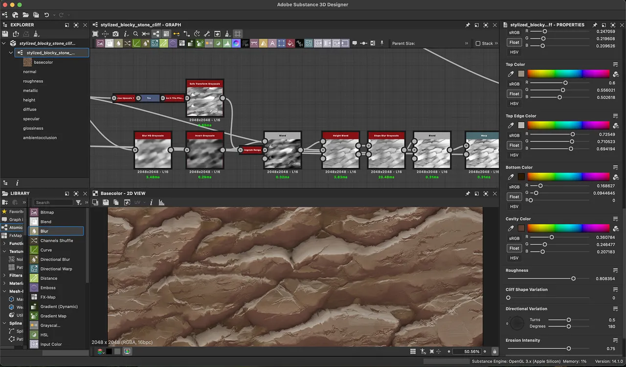 Substance 3D Designer 2025 screenshot