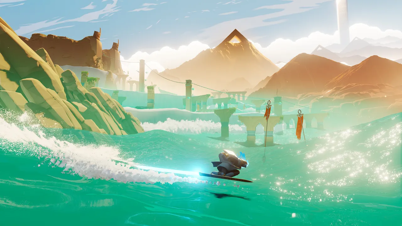 Sword of the Sea screenshot