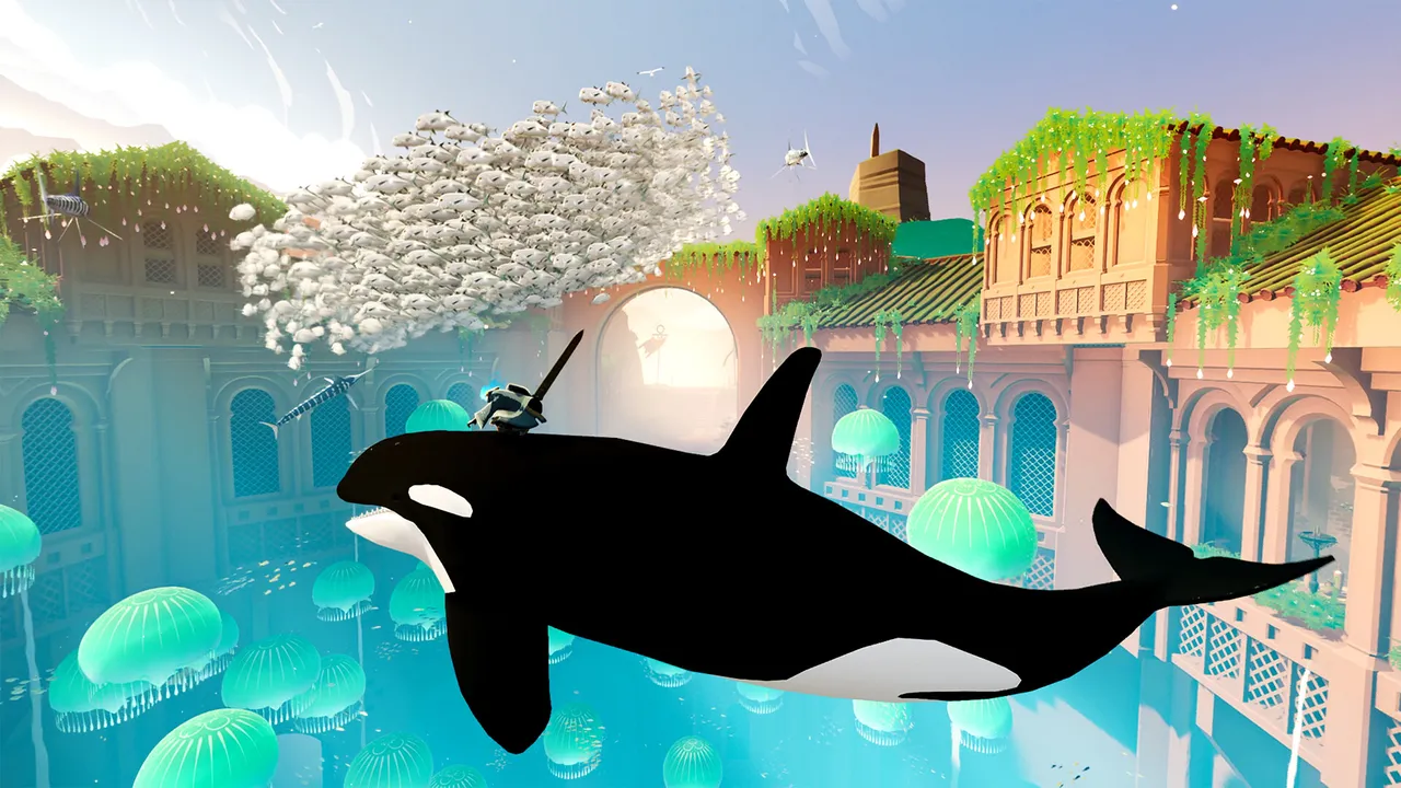 Sword of the Sea screenshot