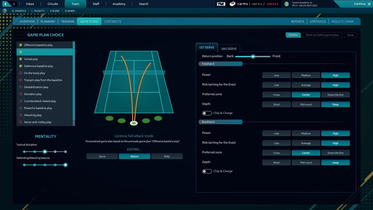 Tennis Manager 2021 screenshot