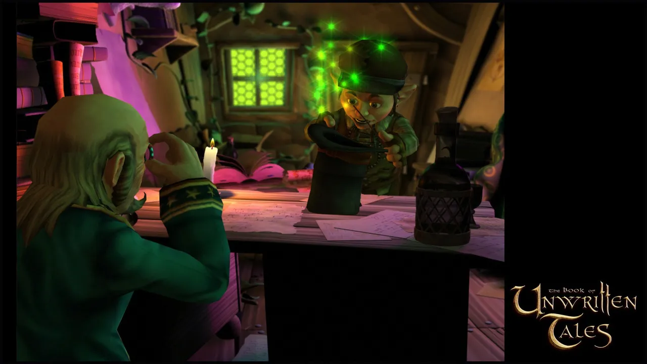 The Book of Unwritten Tales screenshot