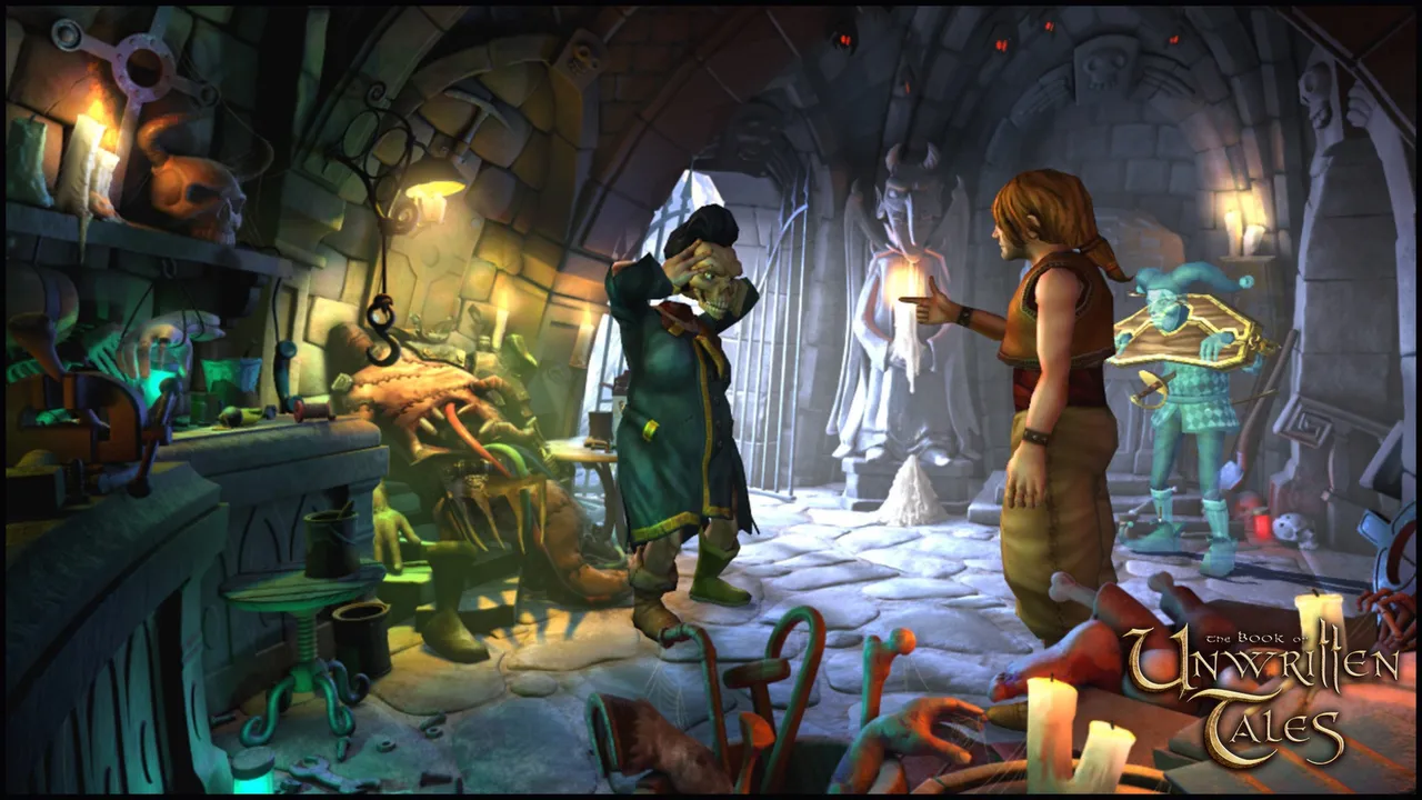 The Book of Unwritten Tales screenshot