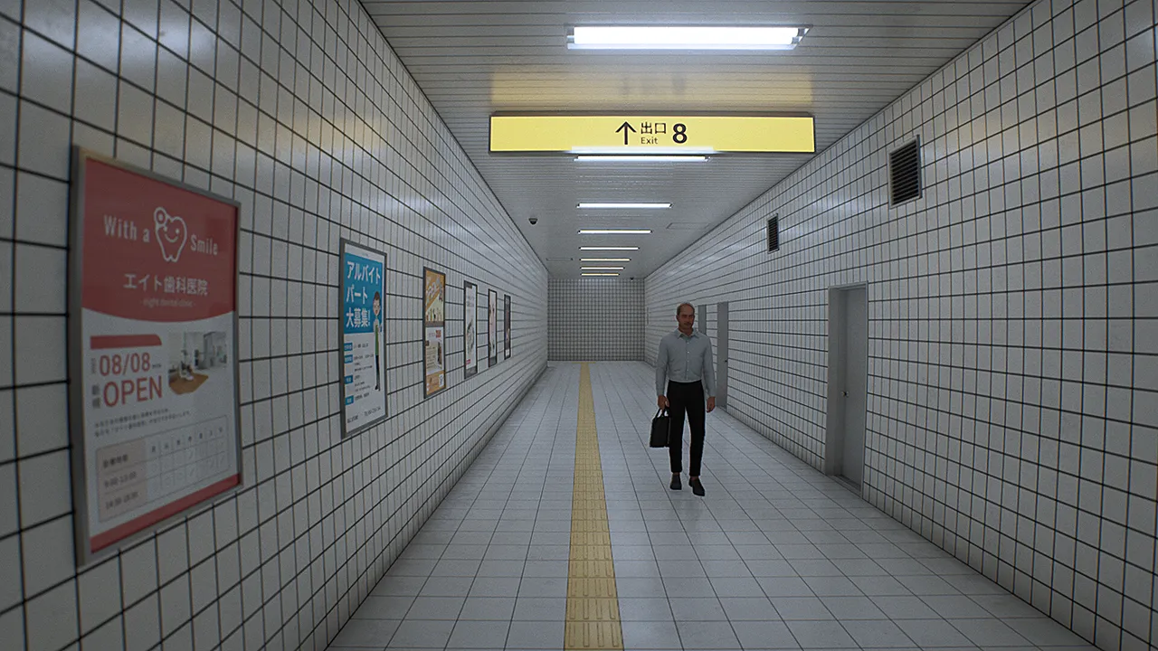 The Exit 8 screenshot