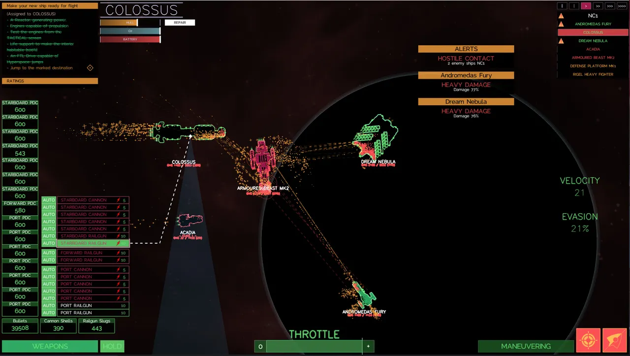 The Last Starship screenshot