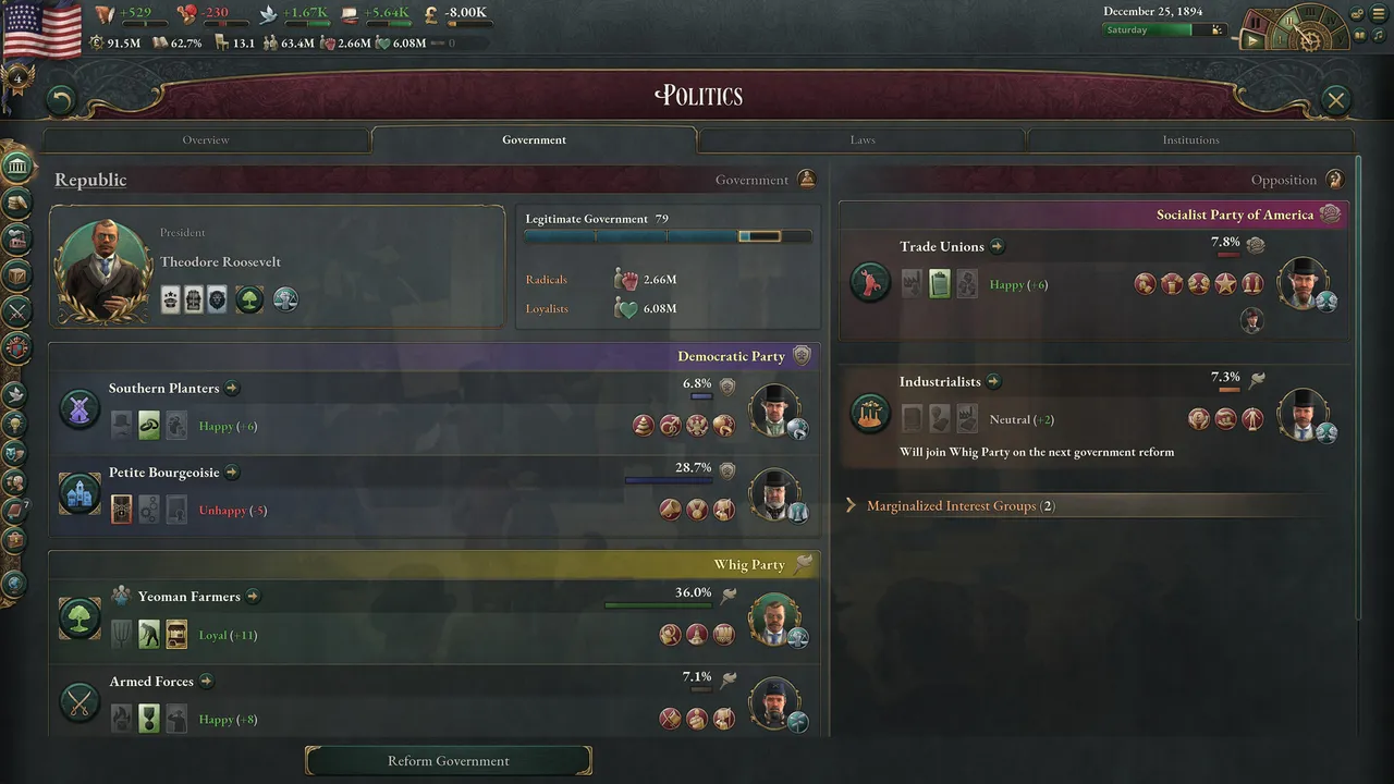 Victoria 3 screenshot