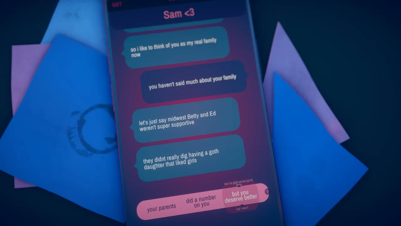 We should talk. screenshot